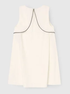 Angel & Rocket White Lizzie Bow Detail Dress