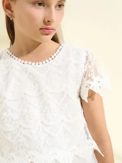 Angel & Rocket White Lucy Lace Dress