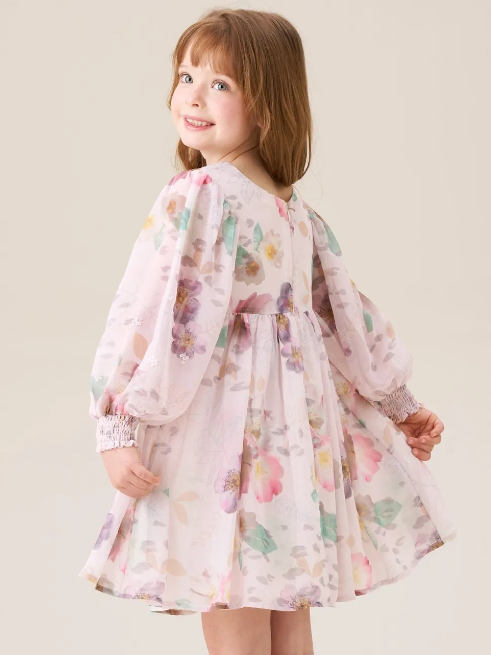 Angel & Rocket White Neve Floral Print Boho Dress