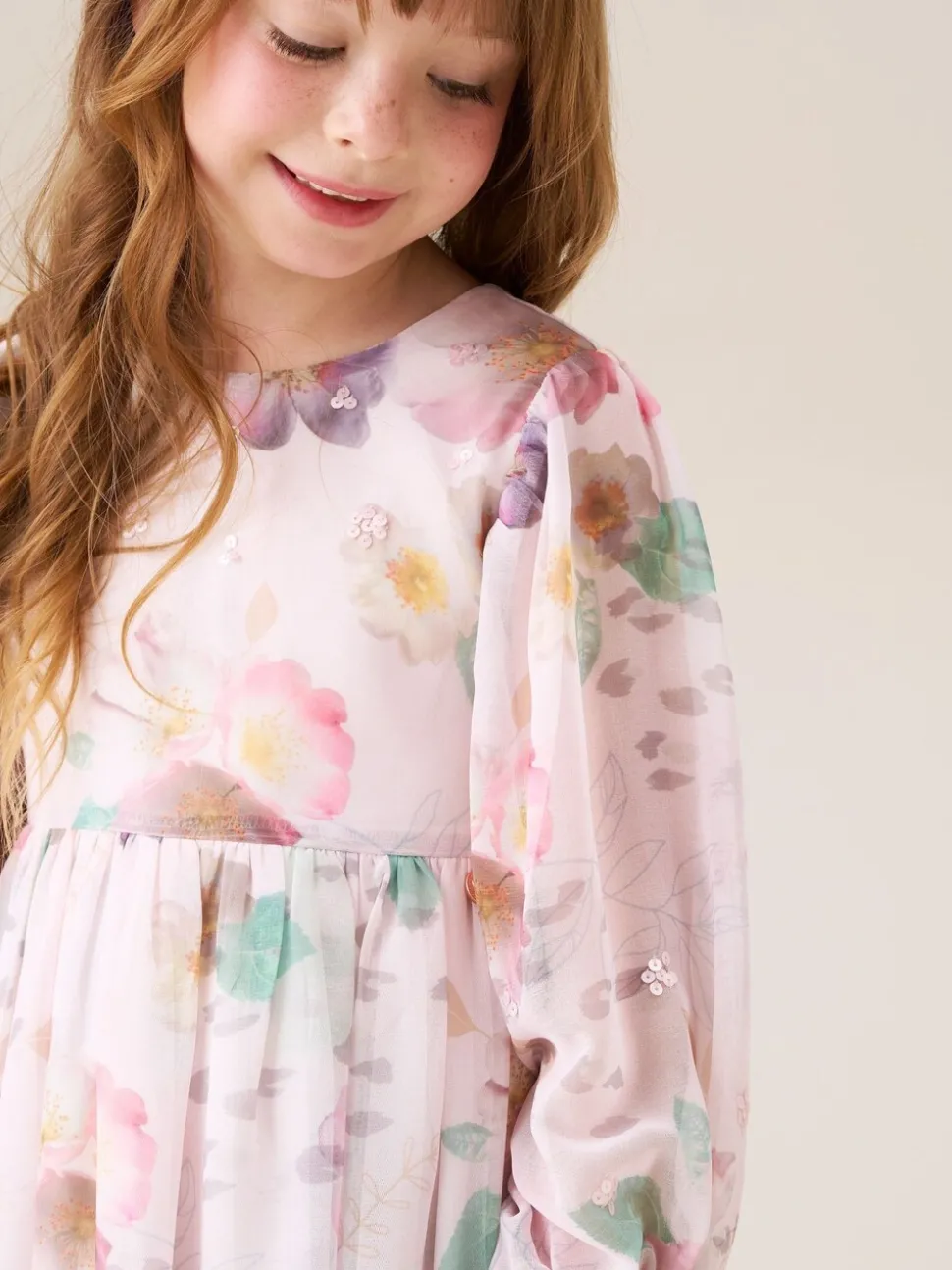 Angel & Rocket White Neve Floral Print Boho Dress