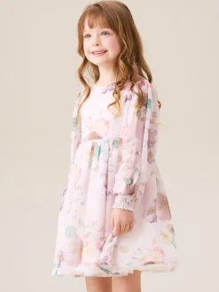 Angel & Rocket White Neve Floral Print Boho Dress