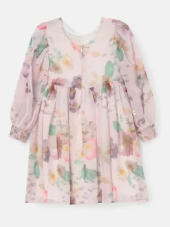 Angel & Rocket White Neve Floral Print Boho Dress
