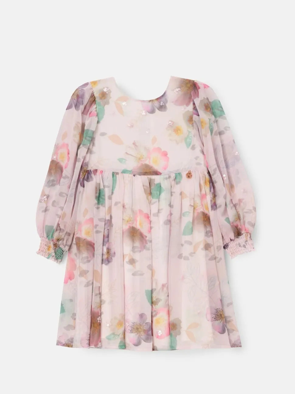 Angel & Rocket White Neve Floral Print Boho Dress