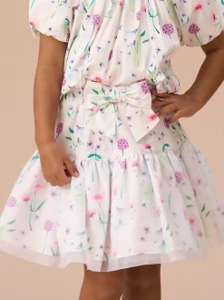 Angel & Rocket White Perla Puff Ball 100% Cotton Skirt