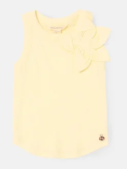 Angel & Rocket Yellow Jess Yellow Flower Corsage Vest