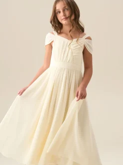 Angel & Rocket Yellow Lena Maxi Dress