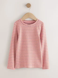 Animal Long Sleeve Ribbed T-Shirts 4 Pack (3-16yrs)