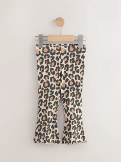 Animal Neutral Flares Leggings 3 Pack (3mths-7yrs)
