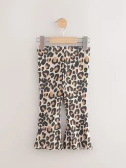 Animal Neutral Flares Leggings 3 Pack (3mths-7yrs)