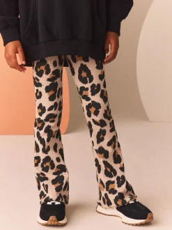 Animal 1 Pack Rib Flare Leggings (3-16yrs)