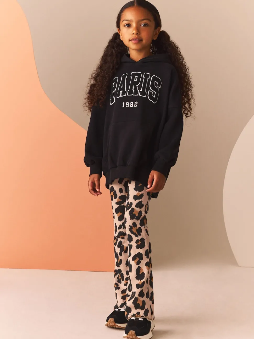 Animal 1 Pack Rib Flare Leggings (3-16yrs)