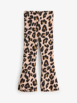 Animal 1 Pack Rib Flare Leggings (3-16yrs)