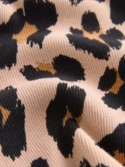 Animal 1 Pack Rib Flare Leggings (3-16yrs)