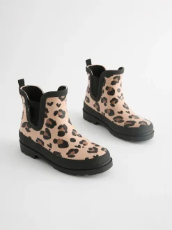 Animal Print Chelsea Wellies