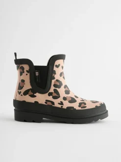 Animal Print Chelsea Wellies