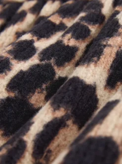 Animal Print Long Sleeve Jersey Dress (3-16yrs)