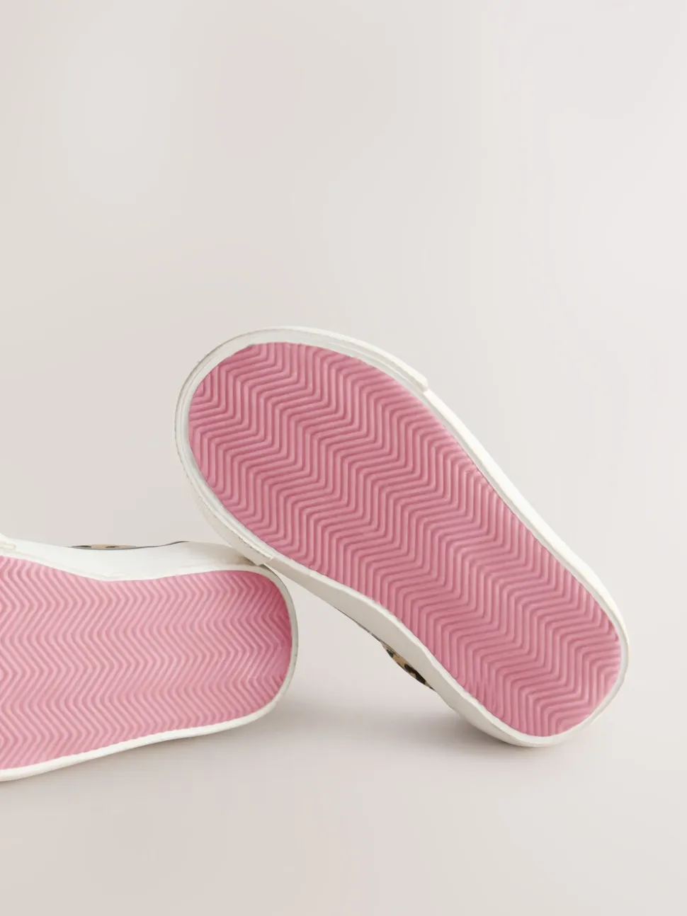Animal Print Wide Fit (G) Touch Fastening Trainers