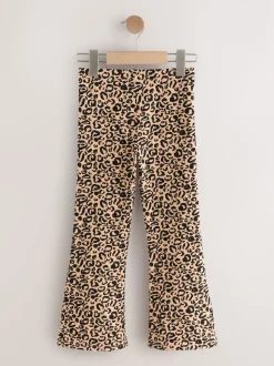 Animal/Red 4 Pack Flared Leggings (3-16yrs)