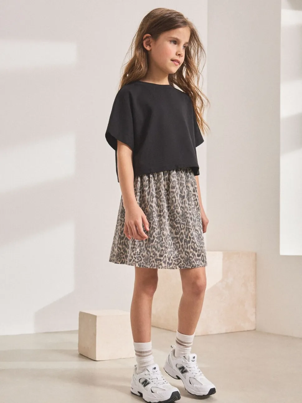 Animal Sparkle Pull On Skirt (3-16yrs)