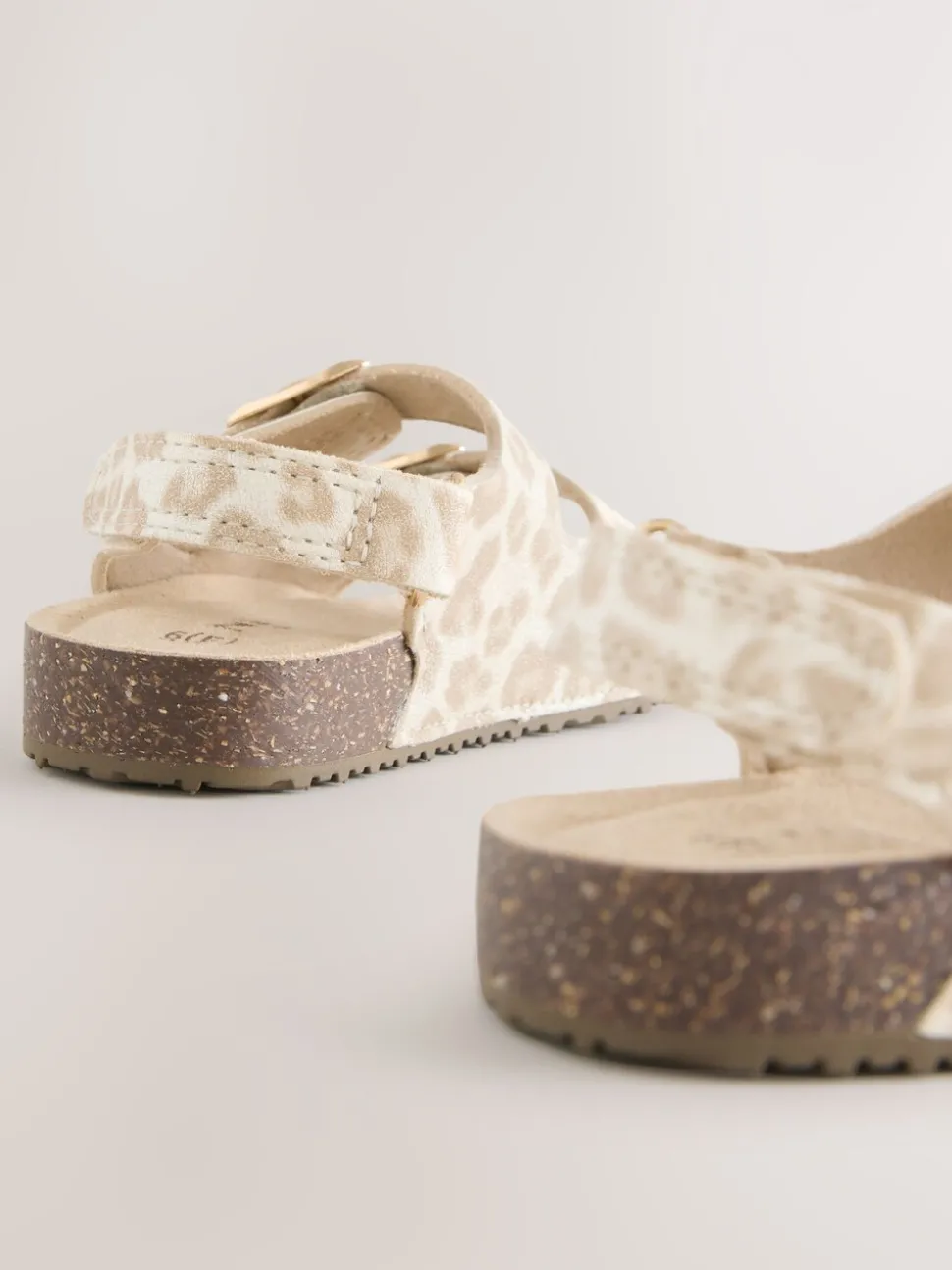 Animal Standard Fit (F) Corkbed Double Two Strap Sandals
