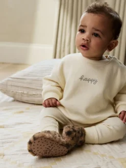 Animal Tan Brown Baby Cosy Touch Fasten Boots (0-18mths)