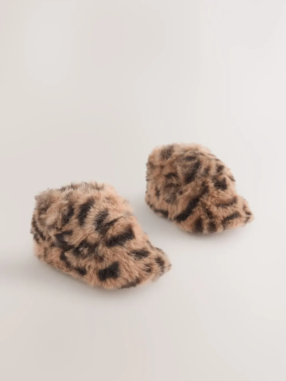 Animal Tan Brown Baby Cosy Touch Fasten Boots (0-18mths)