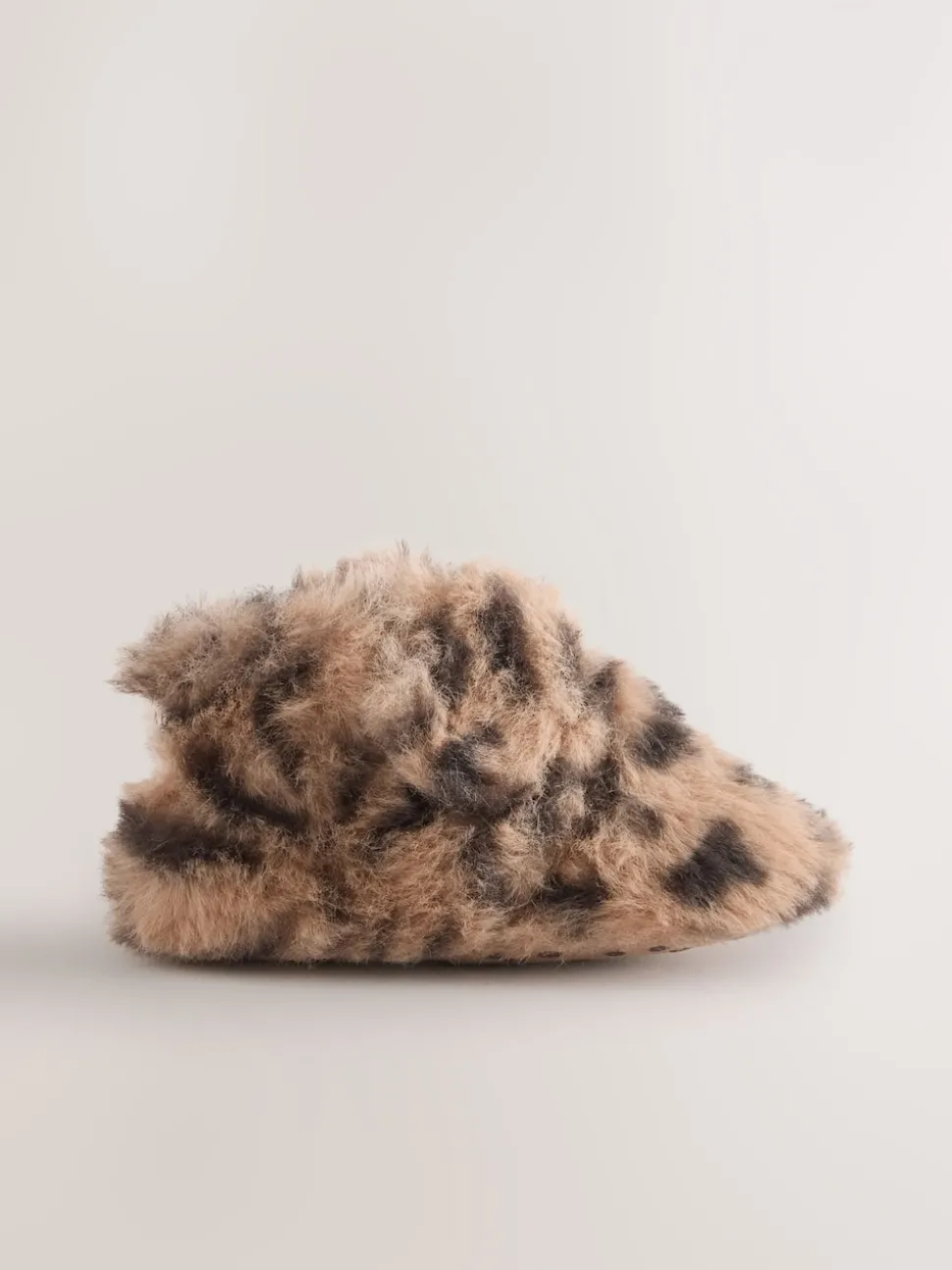 Animal Tan Brown Baby Cosy Touch Fasten Boots (0-18mths)