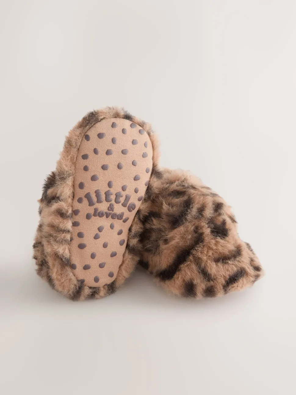 Animal Tan Brown Baby Cosy Touch Fasten Boots (0-18mths)