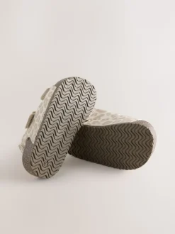 Animal Wide Fit (G) Corkbed Double Two Strap Sandals
