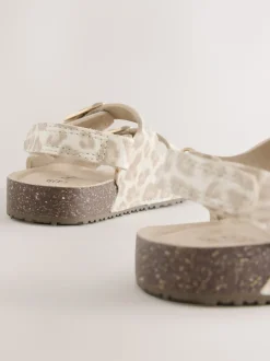 Animal Wide Fit (G) Corkbed Double Two Strap Sandals