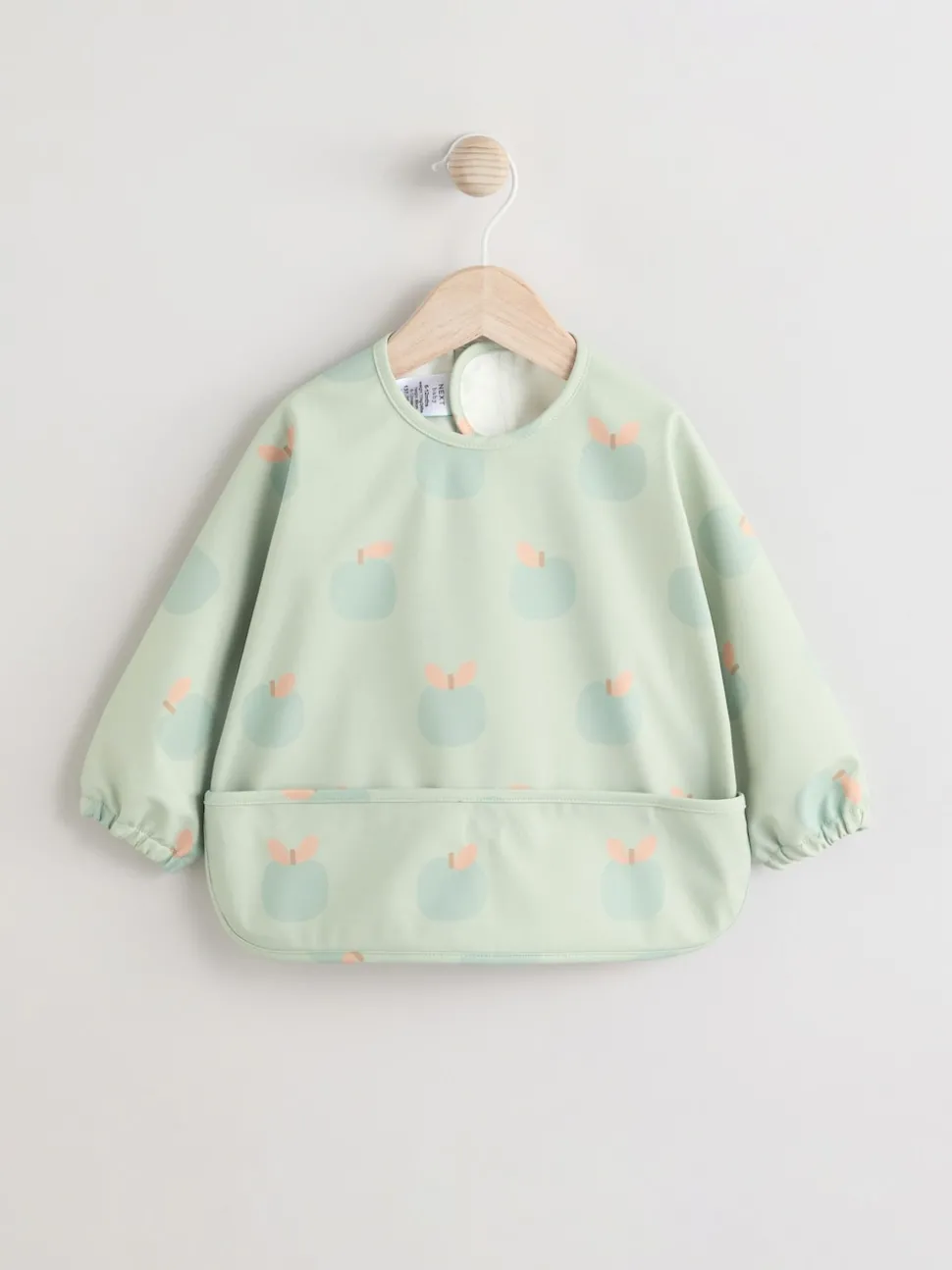 Apple Weaning And Feeding Sleeved Bib