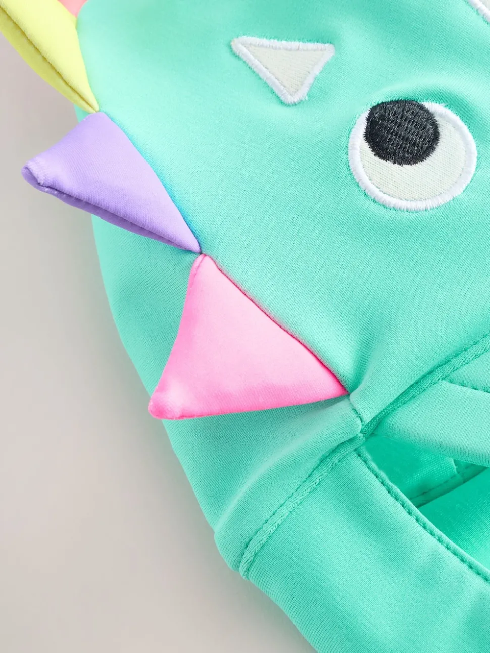 Aqua Blue Dinosaur Swim Cap (3mths-10yrs)