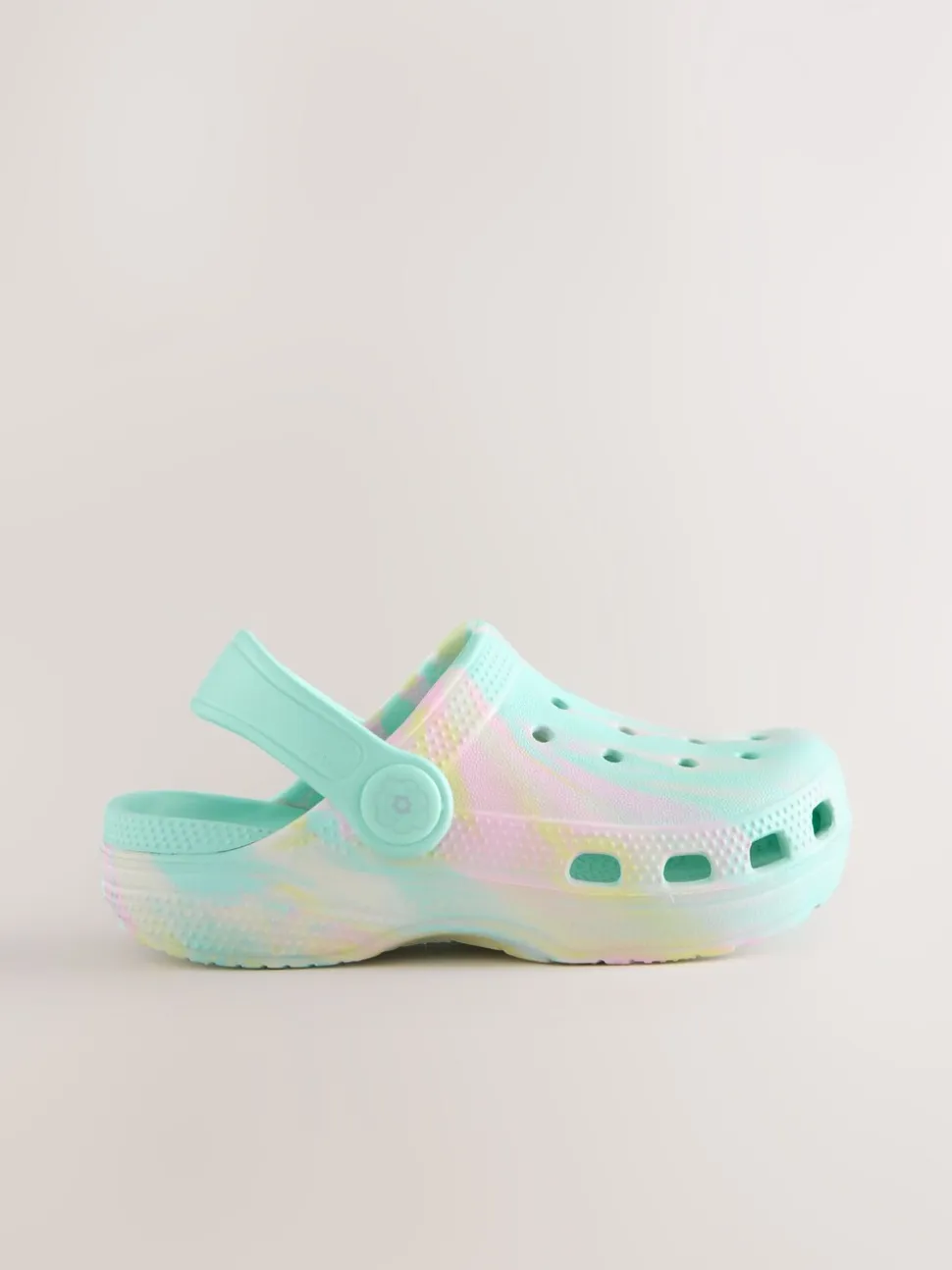 Aqua Blue Marble Standard Fit (F) Clogs