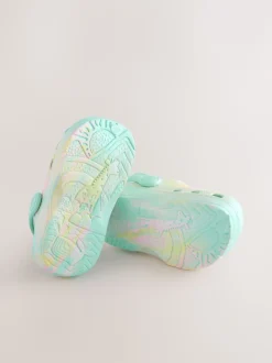 Aqua Blue Marble Standard Fit (F) Clogs