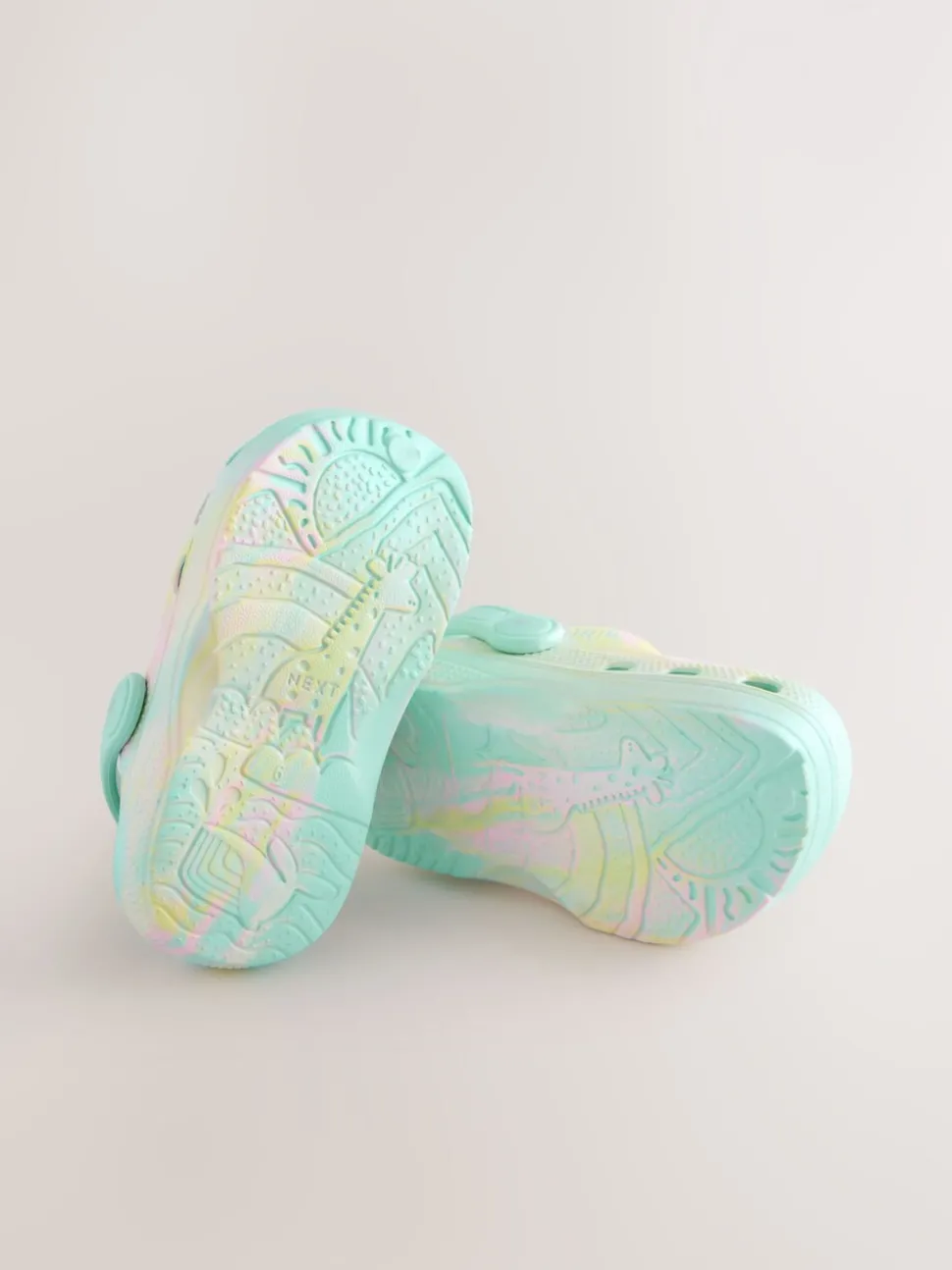 Aqua Blue Marble Standard Fit (F) Clogs