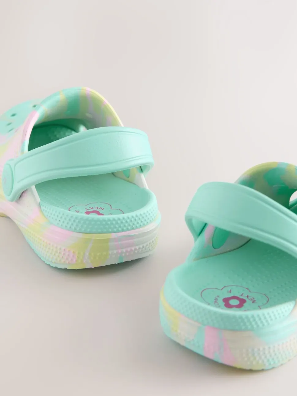 Aqua Blue Marble Standard Fit (F) Clogs