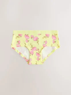 Aqua/Pink Hipster Briefs 5 Pack (2-16yrs)