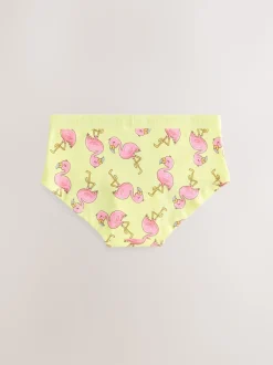 Aqua/Pink Hipster Briefs 5 Pack (2-16yrs)