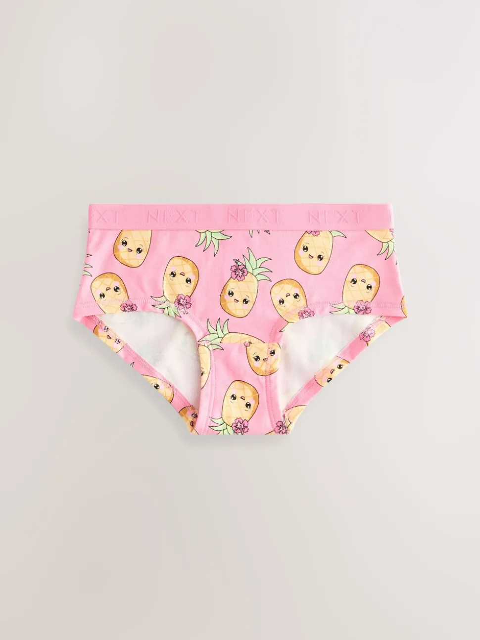 Aqua/Pink Hipster Briefs 5 Pack (2-16yrs)