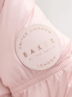 Baker by Ted Baker Shower Resistant Scallop Padded Coat With Detachable Bag