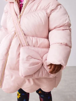 Baker by Ted Baker Shower Resistant Scallop Padded Coat With Detachable Bag