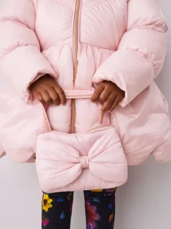 Baker by Ted Baker Shower Resistant Scallop Padded Coat With Detachable Bag