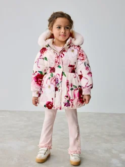 Baker by Ted Baker Shower Resistant Bubble Hem Padded Coat