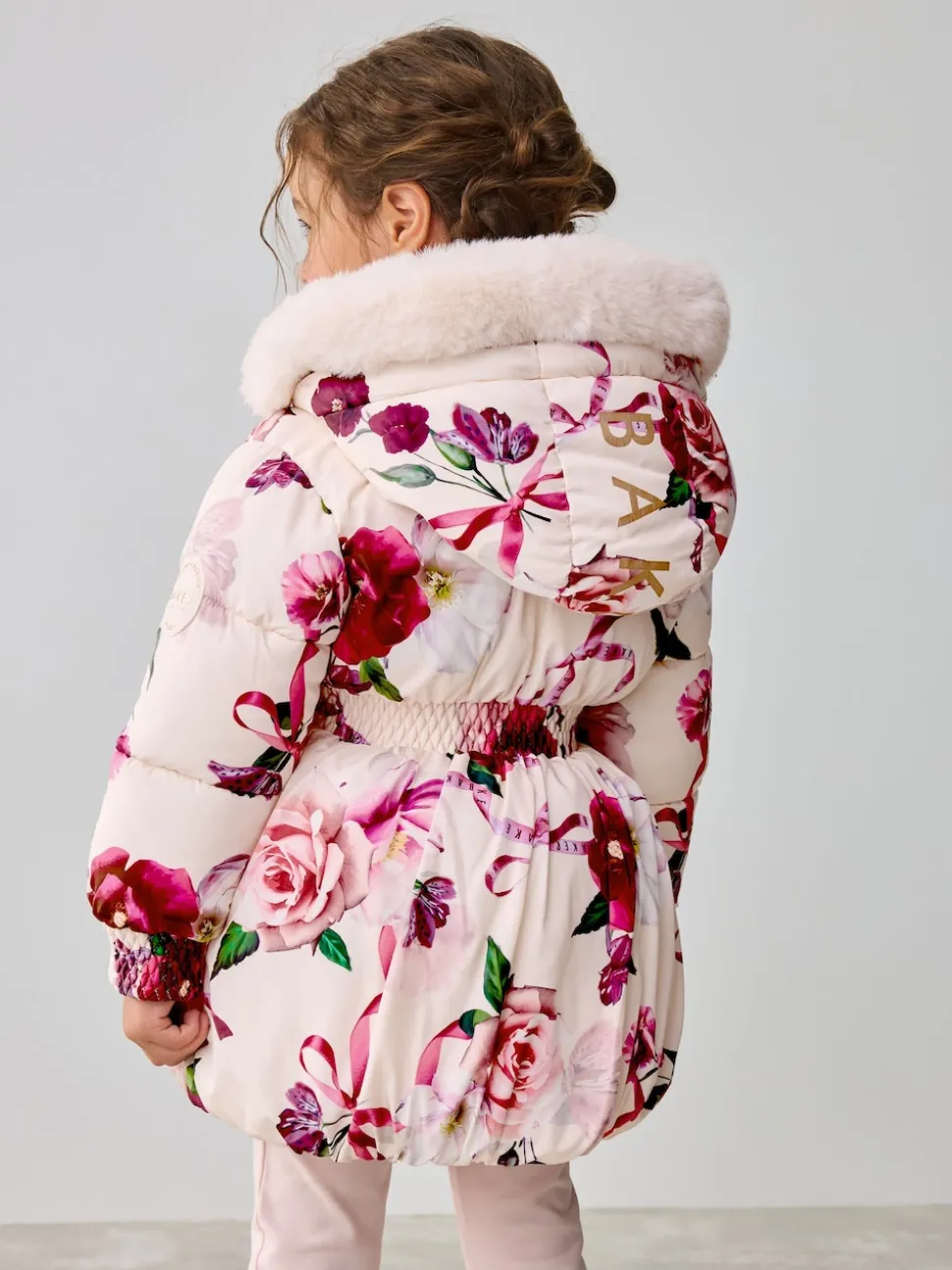 Baker by Ted Baker Shower Resistant Bubble Hem Padded Coat