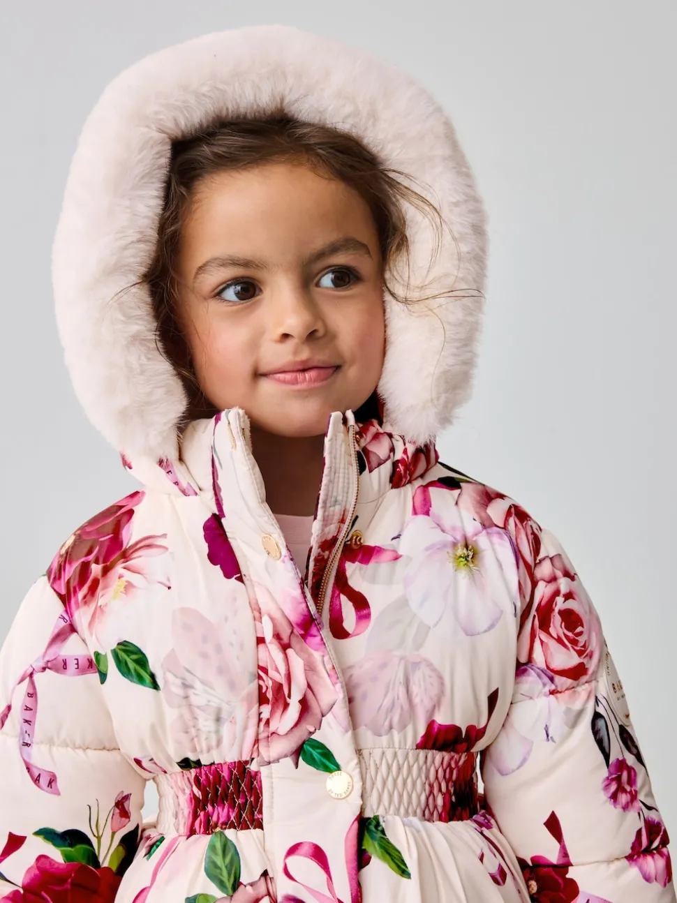 Baker by Ted Baker Shower Resistant Bubble Hem Padded Coat
