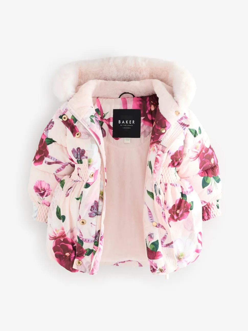 Baker by Ted Baker Shower Resistant Bubble Hem Padded Coat