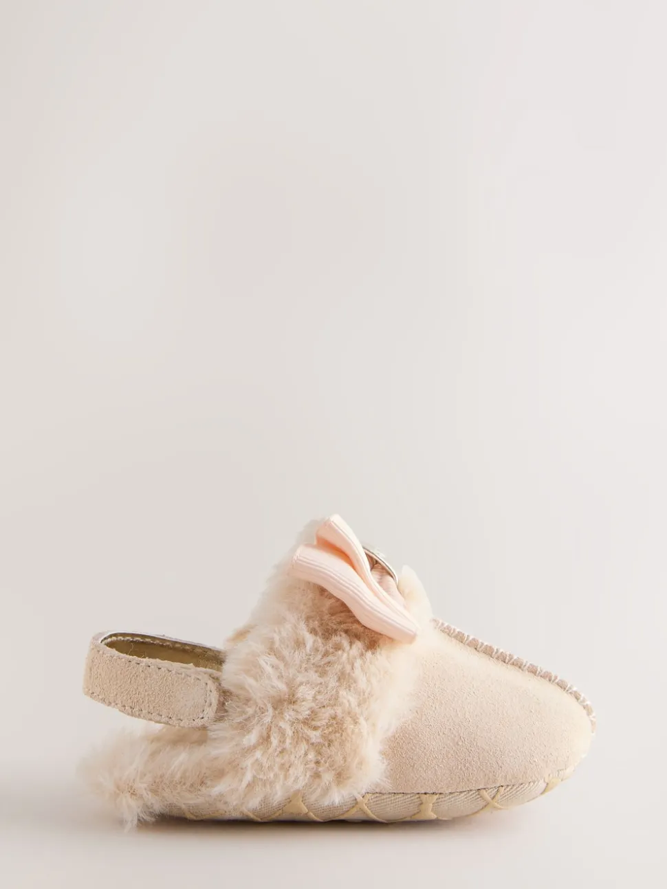 Baker by Ted Baker Baby Girls Faux Fur Trim Padders Mules