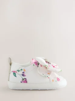Baker by Ted Baker Baby Girls Organza Bow Padders Trainers