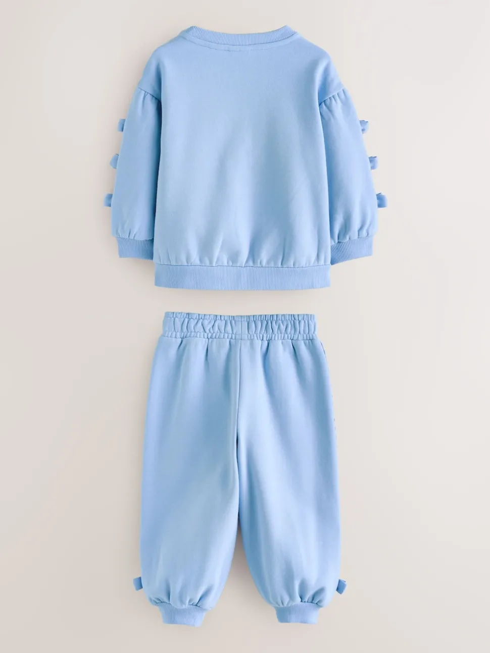Baker by Ted Baker Blue 2 Piece Side Bow Detail Sweat & Joggers Set