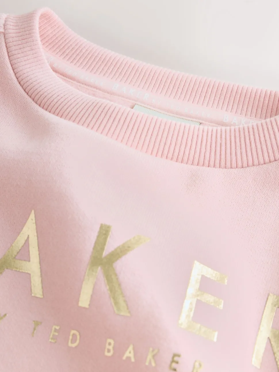 Baker by Ted Baker Blue 2 Piece Side Bow Detail Sweat & Joggers Set